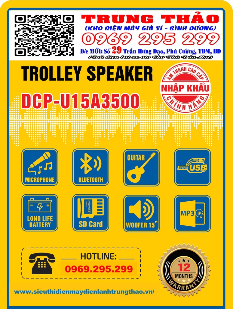 Loa di động Daichipro DCP-U15A3500