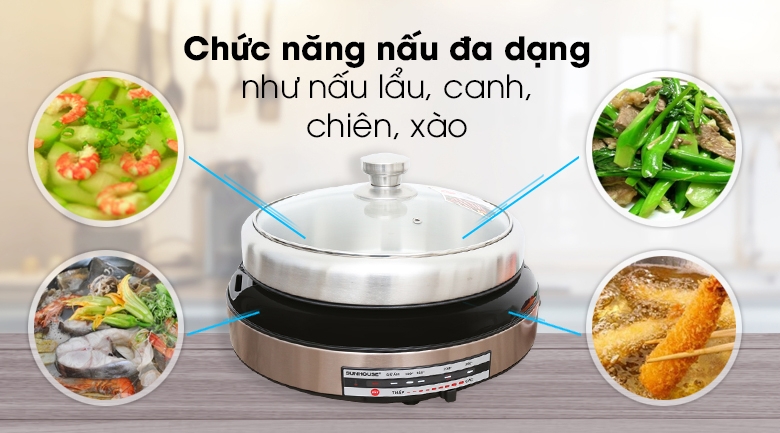 Nồi lẩu điện Sunhouse SHD4526 4 lít