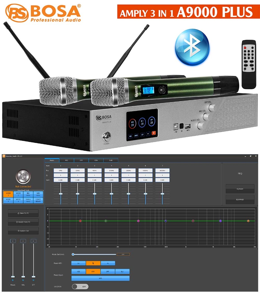 AMPLY 3 IN 1 BOSA A9000 PLUS