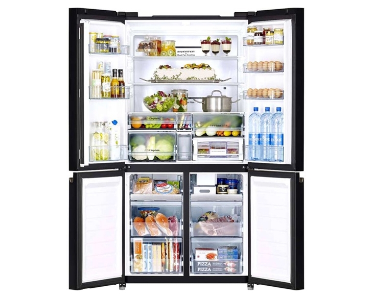 Tủ lạnh Hitachi Inverter 569 lít Multi Door R-WB640VGV0X(MGW)