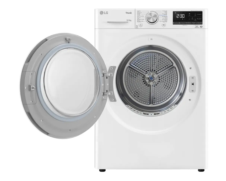 Máy sấy quần áo LG Inverter 10.5 kg DVHP50W (Sấy bơm nhiệt)