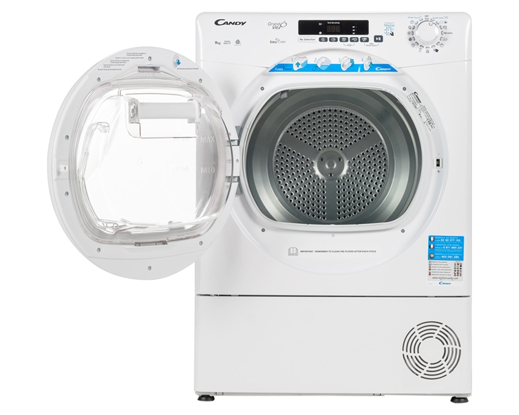 Máy sấy quần áo Candy 9Kg GVS C9DE-S (Sấy ngưng tụ)