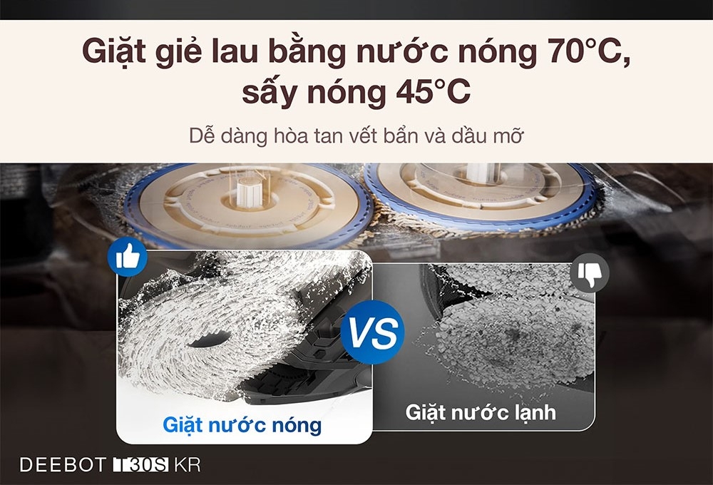 Robot hút bụi lau nhà Ecovacs Deebot T30S KR