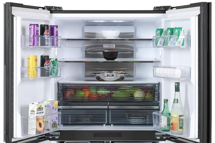 Tủ lạnh Sharp Inverter 525 lít SJ-FX610V-MK