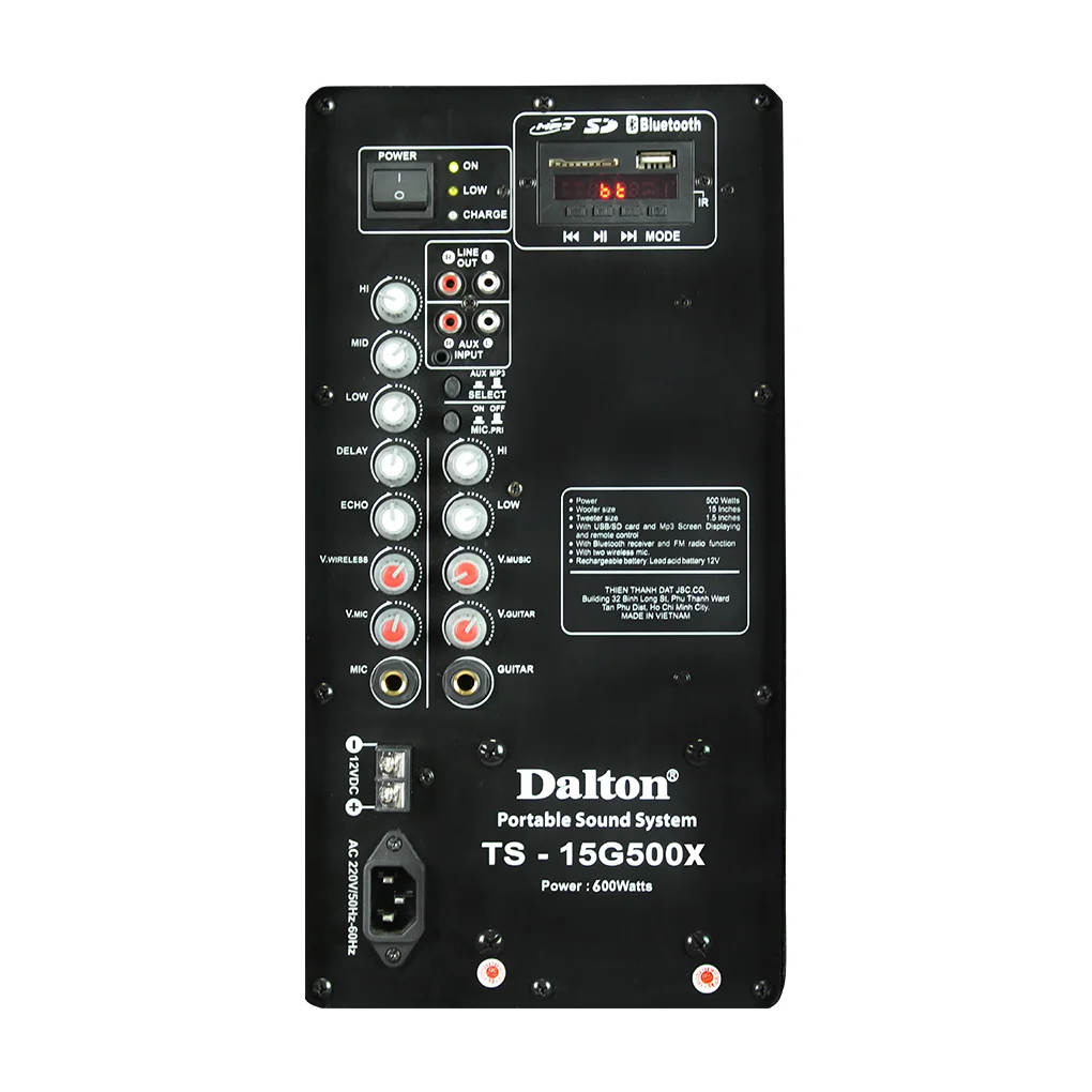 Loa kéo Bình Dalton TS-15G500X
