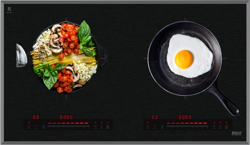 Bếp điện từ đôi Lorca TA-1008 VN