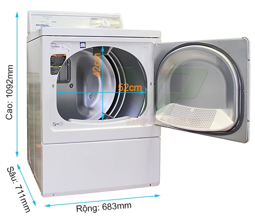 Máy sấy quần áo Speed Queen 15kg LES17AWF3022
