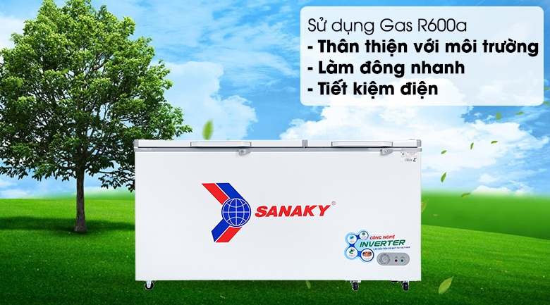 Tủ đông Sanaky Inverter 530 Lít VH-6699HY3