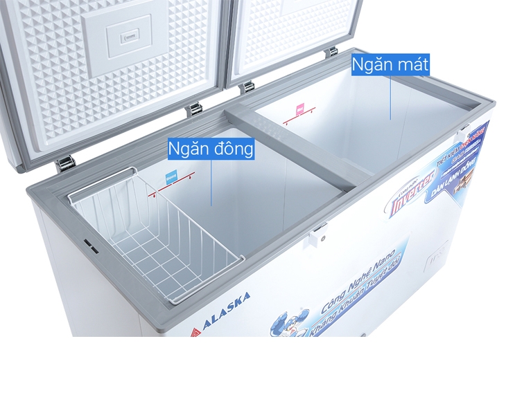Tủ Đông Mát Alaska Inverter 312 lít BCD 5068CI