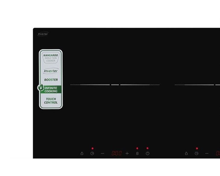 Bếp điện từ đôi lắp âm Kangaroo KGIC50D1C MỚI 2025