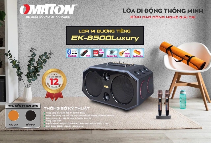 Loa Di Động Xách Tay OMATON EK - 8500LUXURY