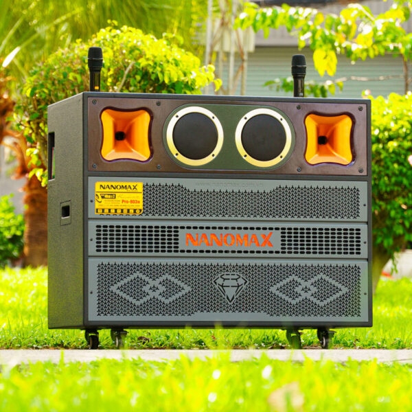 Loa Kéo Bình & Điện Nanomax Bass Đôi 40cm 1600w Pro-803N
