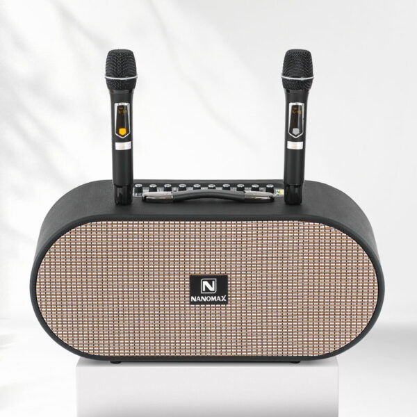Loa Karaoke Xách Tay Nanomax X-18 Bass Đôi 16cm 350w/max