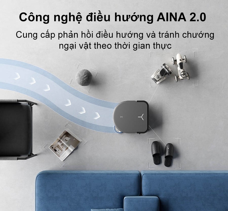 Robot hút bụi lau nhà Ecovacs Deebot X5 Pro Omni