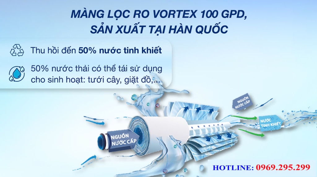 Máy lọc nước nóng nguội lạnh Kangaroo 10 Lõi KG10A12