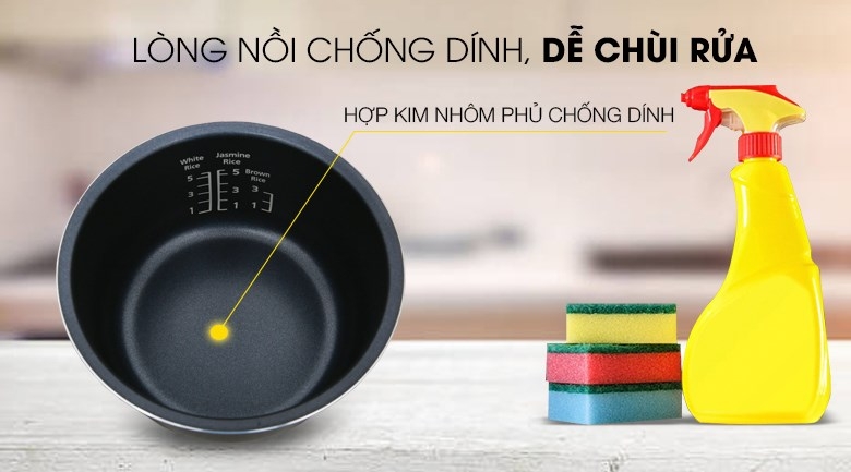 Nồi cơm điện tử Panasonic 1 lít SR-CL108WRA