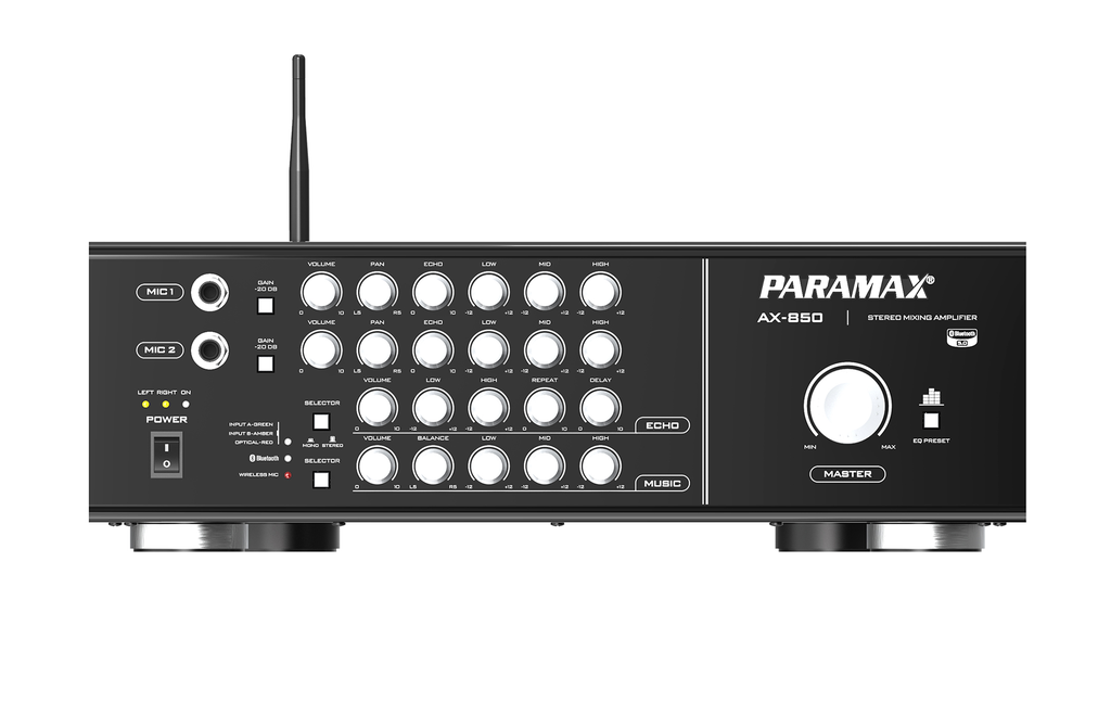 Amply Paramax Karaoke Tích Hợp Micro Không Dây AX-850