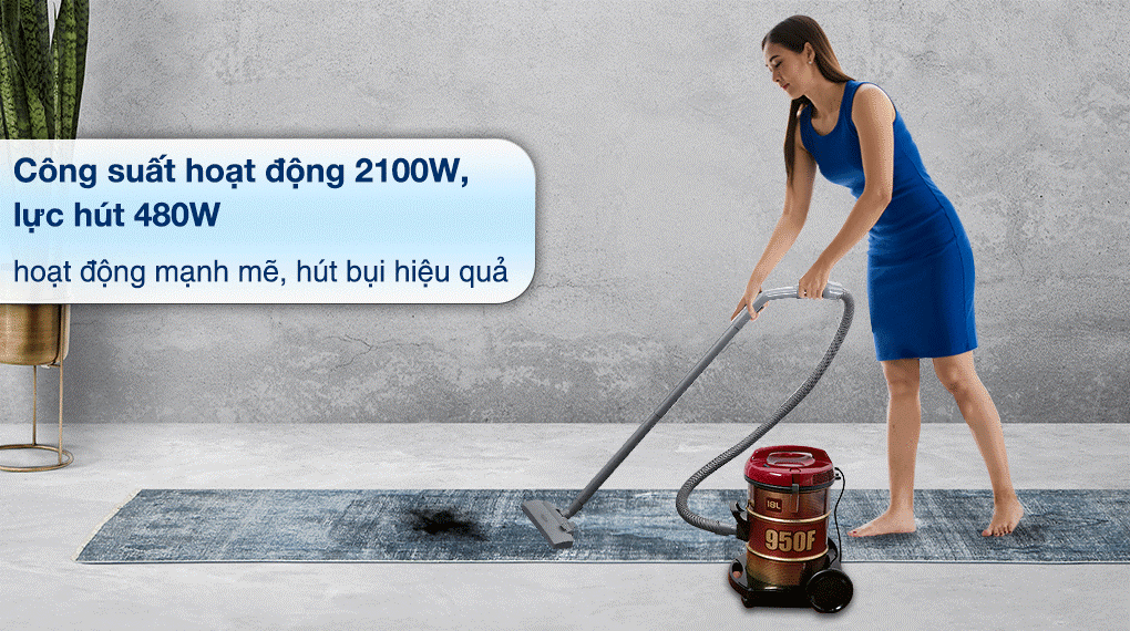 Máy hút bụi công nghiệp Hitachi CV-950F WR