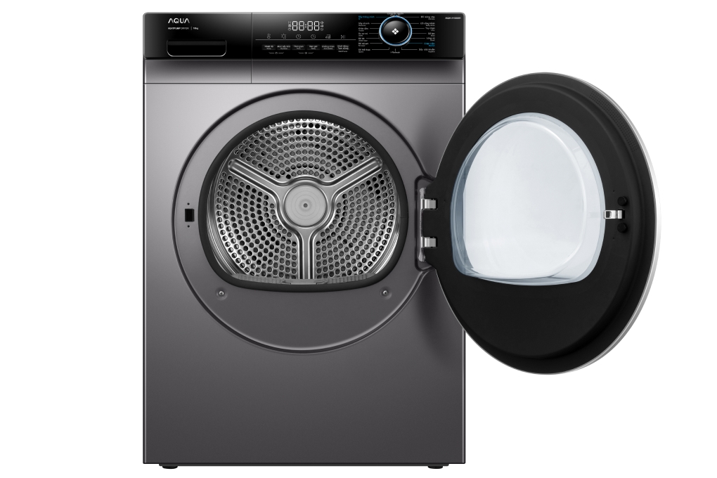 Máy sấy quần áo Aqua 10 kg AQH-H1000H PS (Sấy bơm nhiệt)