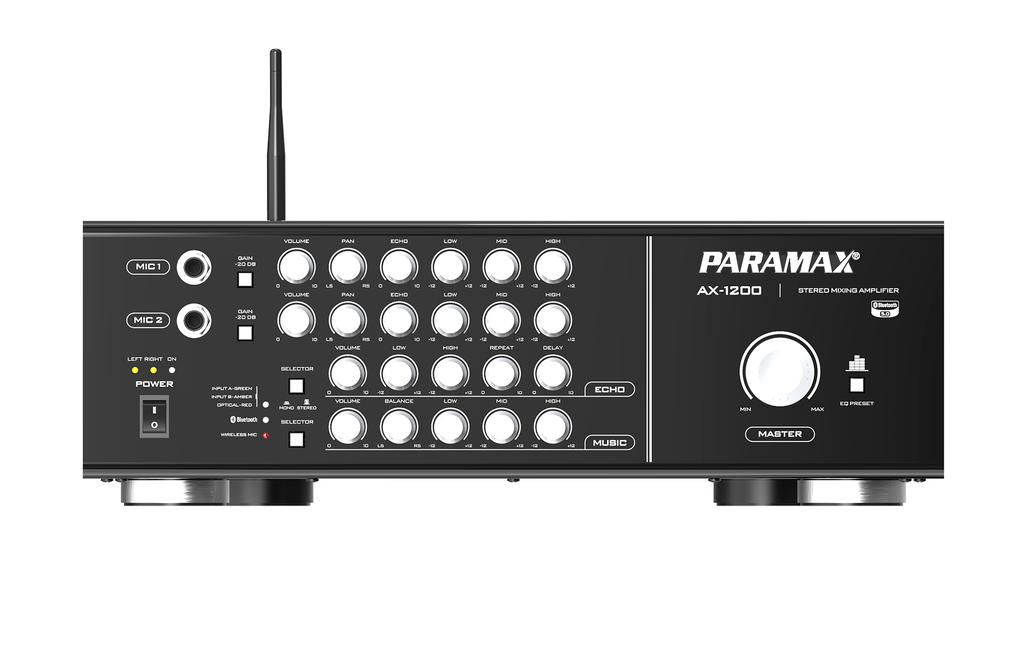 Amply Paramax Karaoke AX-1200 (Tích hợp micro không dây)