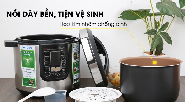 Nồi áp suất điện Philips HD2137/65 (6 lít)