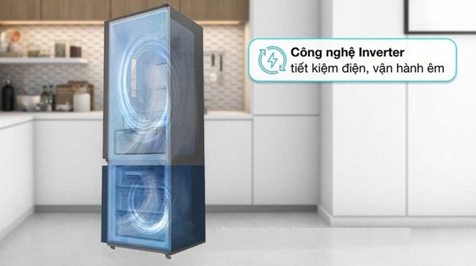 Tủ lạnh Sharp Inverter 323 lít SJ-BF330V-SL Mới 2025