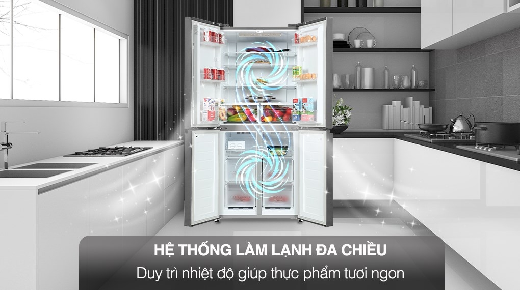 Tủ lạnh Casper Inverter 462 lít Multi Door RM-520VT