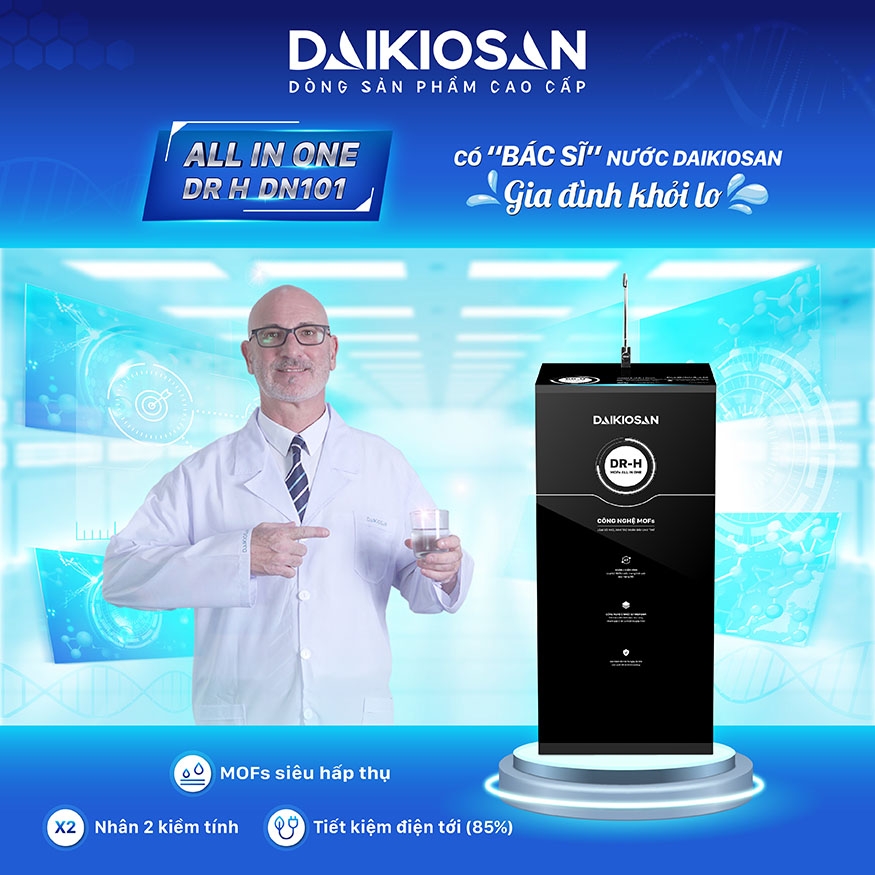 Máy lọc nước RO Dr.H 2D Daikiosan DN101
