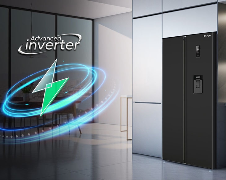 Tủ lạnh Casper Inverter 458 lít RS-460PBW