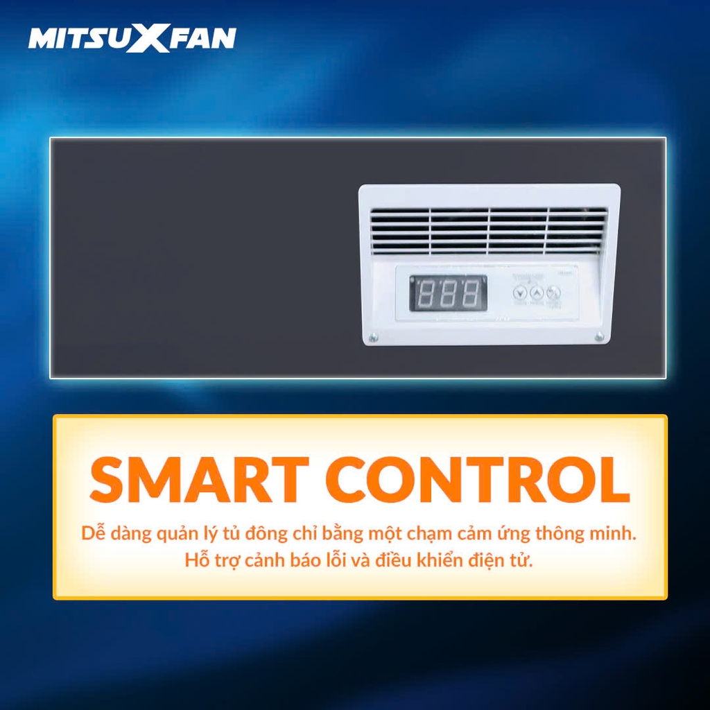 TỦ ĐÔNG MITSUXFAN 1 NGĂN DÀN LẠNH ĐỒNG 1500/1300L - MF1-1500EPW