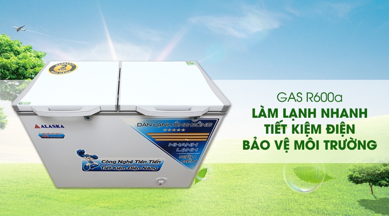 Tủ đông - mát Alaska BCD-3568C