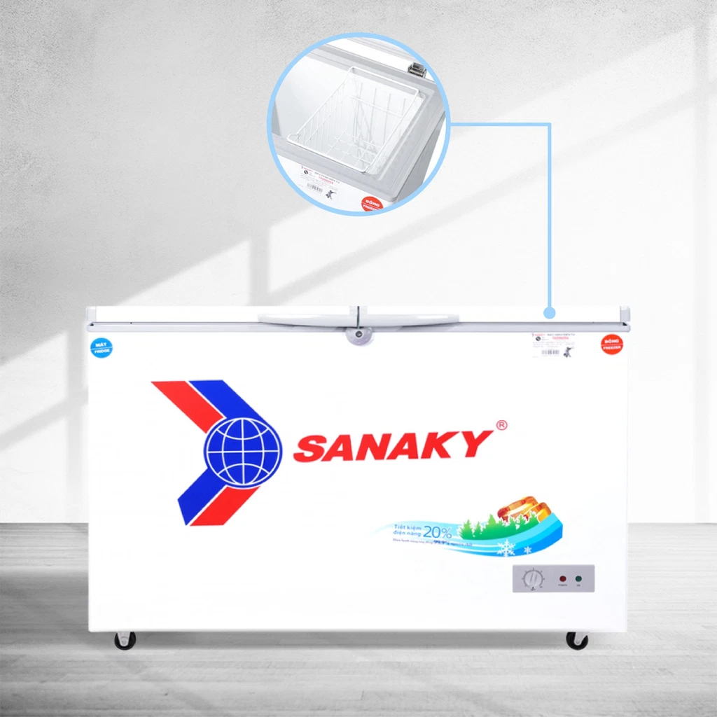 TỦ ĐÔNG/MÁT SANAKY 400/280 lít 2 NGĂN VH 4099W1