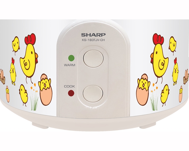 Nồi cơm nắp gài Sharp 2.2 lít KS-223TJV-CH