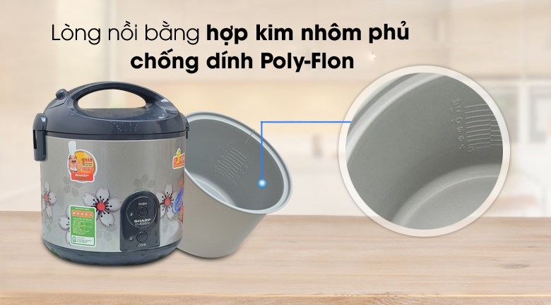 Nồi cơm nắp gài Sharp KS-R231STV (2.2 lít)