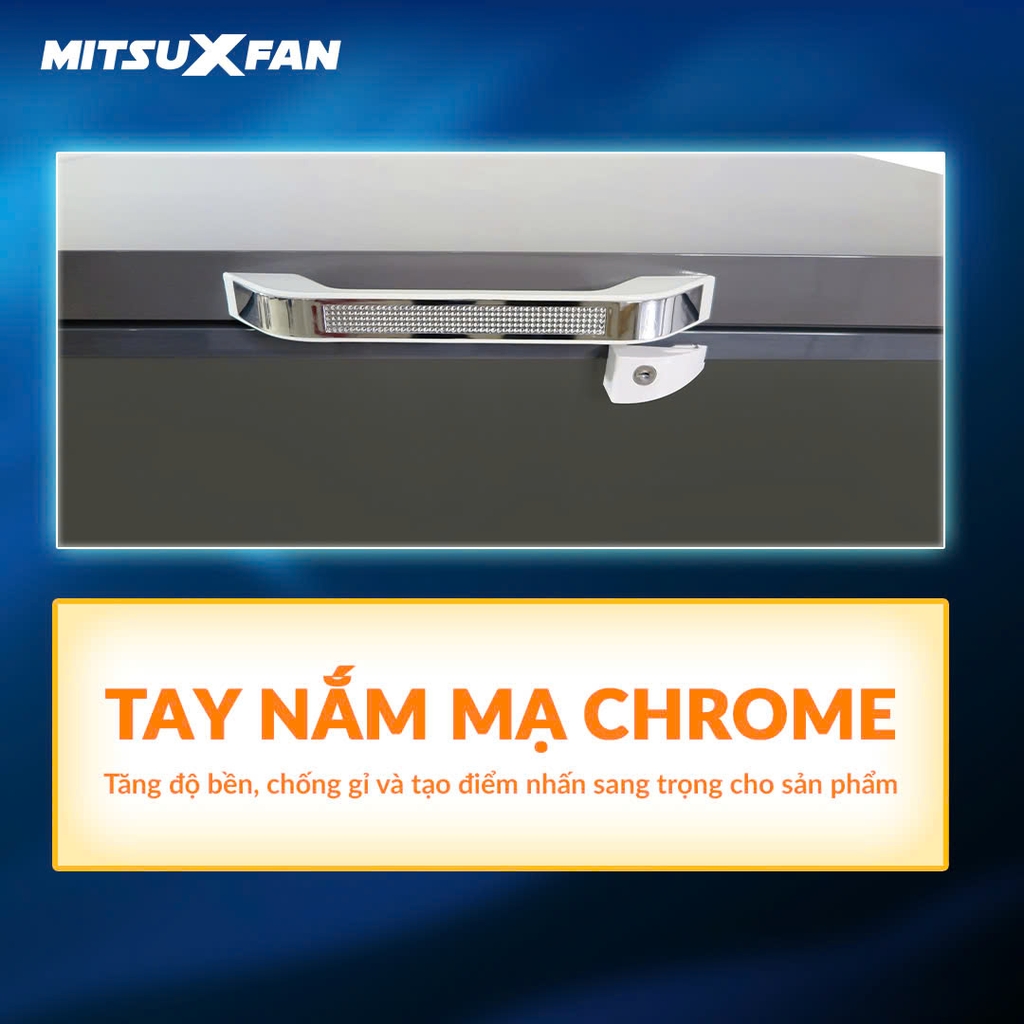 TỦ ĐÔNG MITSUXFAN 1 NGĂN DÀN LẠNH ĐỒNG 1500/1300L - MF1-1500EPW