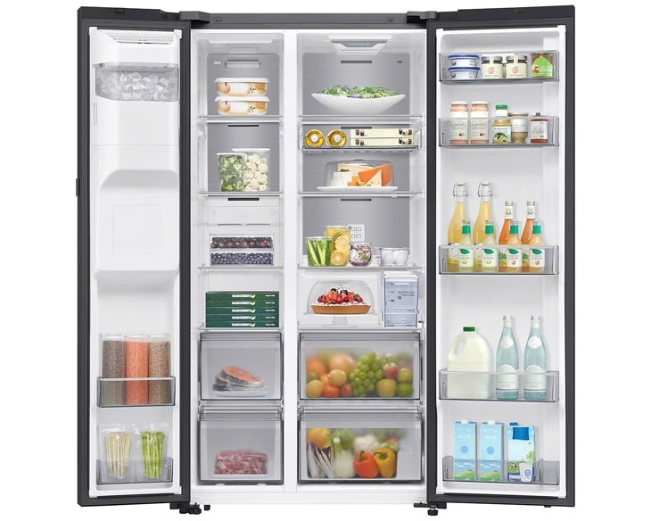 Tủ lạnh Samsung Inverter 634 lít Side By Side RS80F65J2BSV