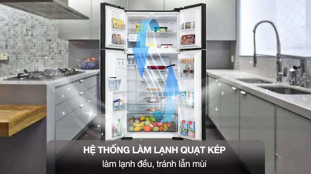 Tủ lạnh Hitachi Inverter 540 lít R-FW690PGV7X (GBK)