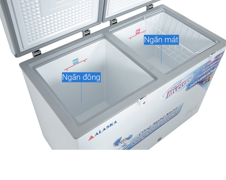 Tủ Đông Mát Alaska Inverter 282 lít BCD 4568CI