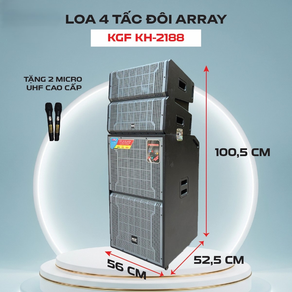 Loa 4 Tấc Đôi KOZIO Array KH-2188