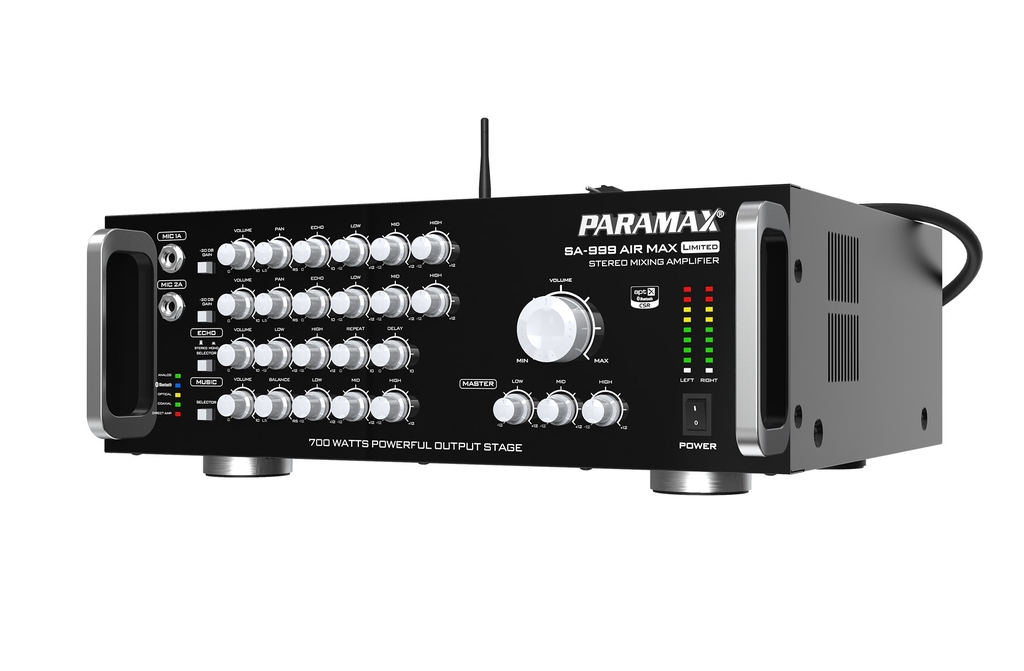 Trọn Bộ Loa+Amply Karaoke & Nghe Nhạc PARAMAX Z-1500 + SA-999 AIR MAX Limited