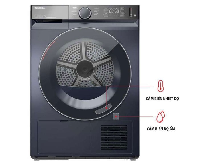 Máy sấy quần áo Toshiba 10 kg TD-BP110GHV(MG) (Sấy bơm nhiệt)