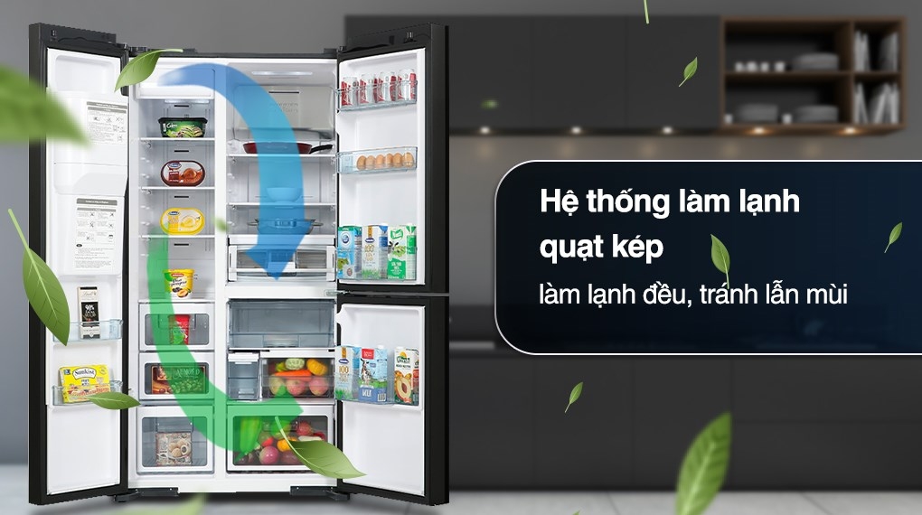 Tủ lạnh Hitachi Inverter 569 lít R-MX800GVGV0(GBK)