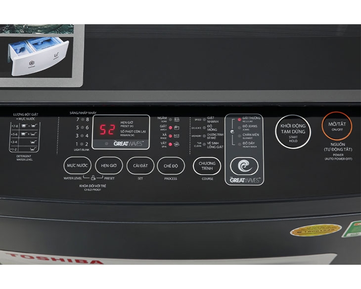 Máy giặt Toshiba 9 kg AW-M1000FV(MK)