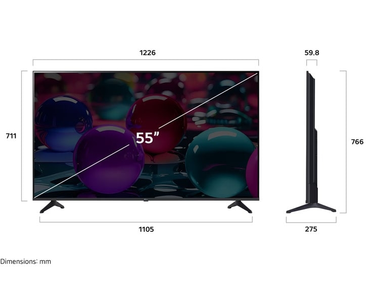 Smart Tivi LG AI 4K 55 Inch 55UA7350PSB