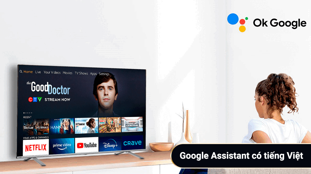Google Tivi Led Toshiba 4K 50 inch 50C350LP
