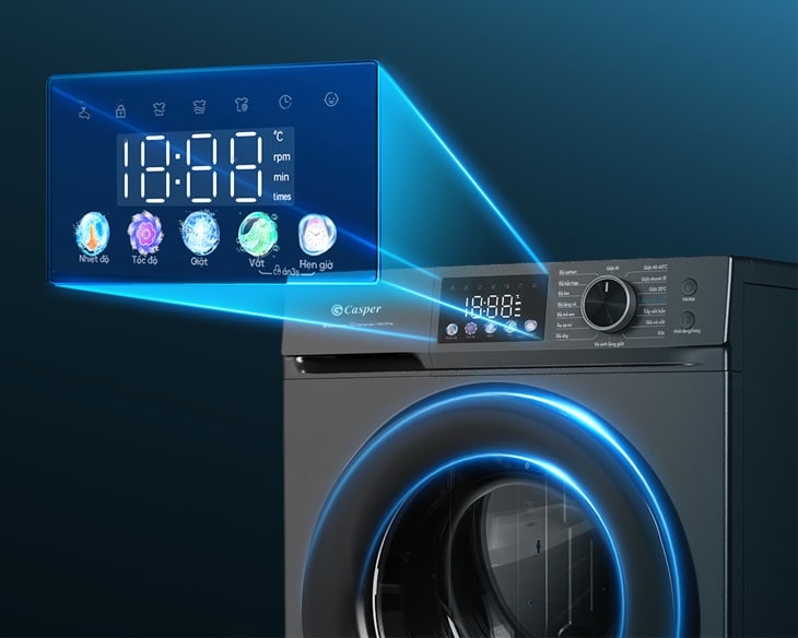 Máy giặt Casper Inverter 9 kg WF-D95VGR1