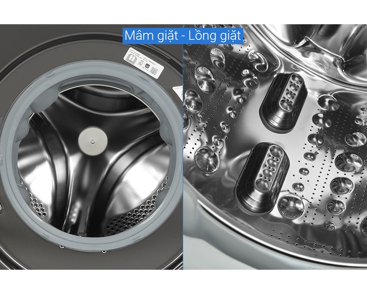 Máy giặt sấy LG AI DD Inverter giặt 14 kg - sấy 8 kg FV1414H3BA