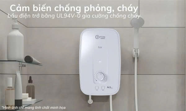 Máy nước nóng Centon Presto Lite EIWH NP M-N1 3500W (Không bơm)