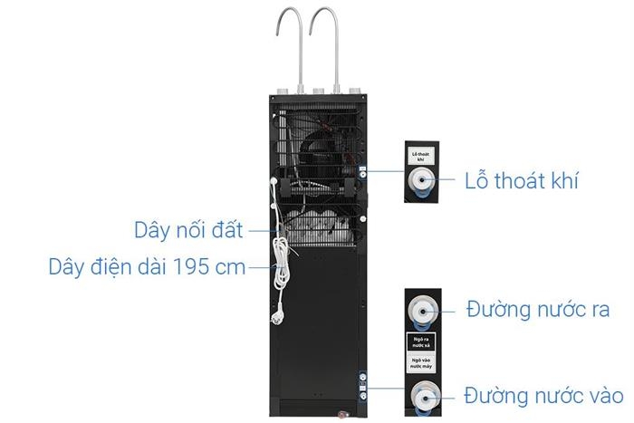 Máy lọc nước RO nóng nguội lạnh Hydrogen 10 lõi Toshiba TWP-WA3SVN(K)