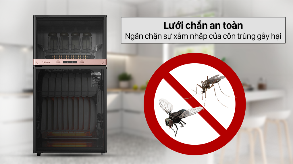 Tủ sấy chén Tiệt trùng Midea MXV-ZLP80XC65-R